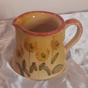 Hand Made in Italy Pottery Creamer